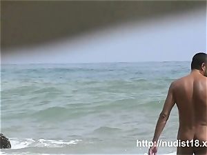 nudist beach voyeur shots of sumptuous and tanned women