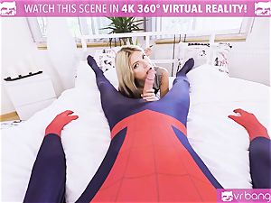 VR PORN-Spider-Man: hard-core Parody with beautiful teenage Gina